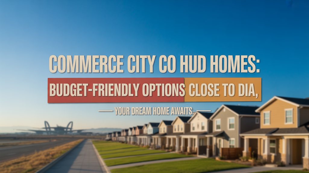 Commerce City CO HUD Homes: Budget-Friendly Options Close to DIA