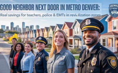 Good Neighbor Next Door in Metro Denver: Real Savings for Teachers, Police & EMTs in Revitalization Zones