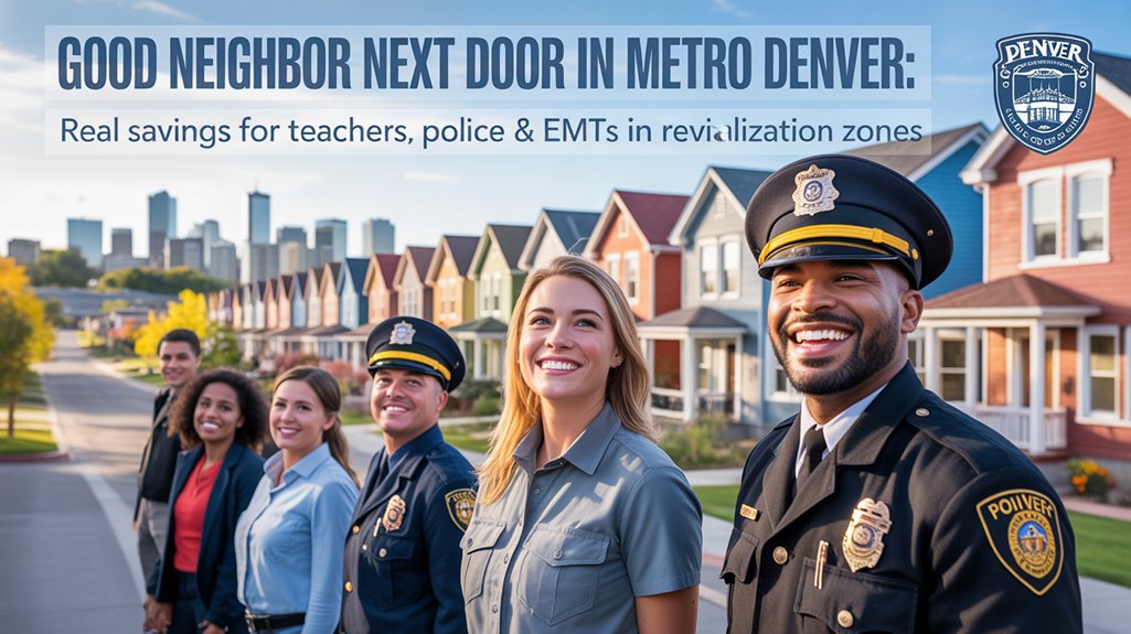 Good Neighbor Next Door in Metro Denver: Real Savings for Teachers, Police & EMTs in Revitalization Zones