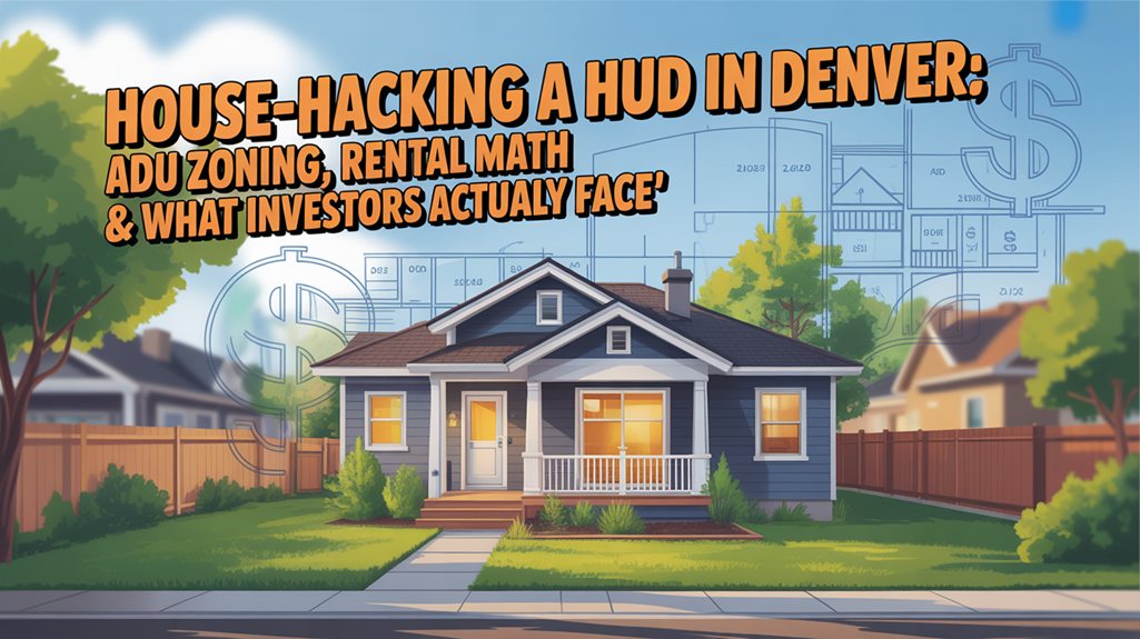 House-Hacking a HUD in Denver: ADU Zoning, Rental Math & What Investors Actually Face