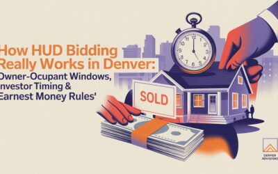 How HUD Bidding Really Works in Denver: Owner-Occupant Windows, Investor Timing & Earnest Money Rules