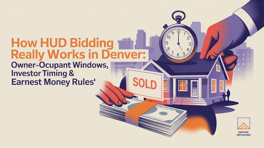How HUD Bidding Really Works in Denver: Owner-Occupant Windows, Investor Timing & Earnest Money Rules