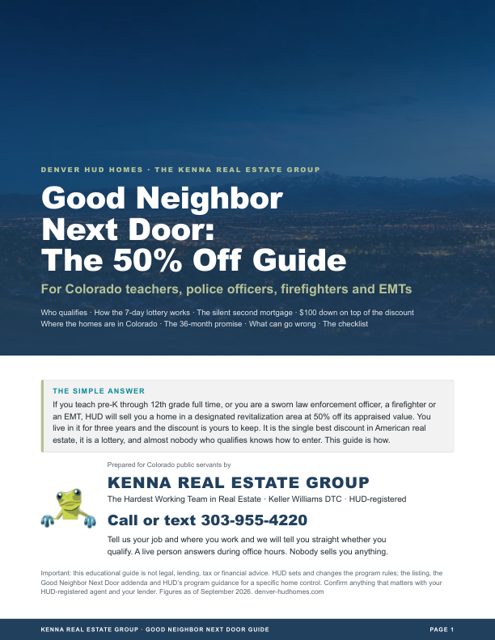 Good Neighbor Next Door: The 50% Off Guide cover
