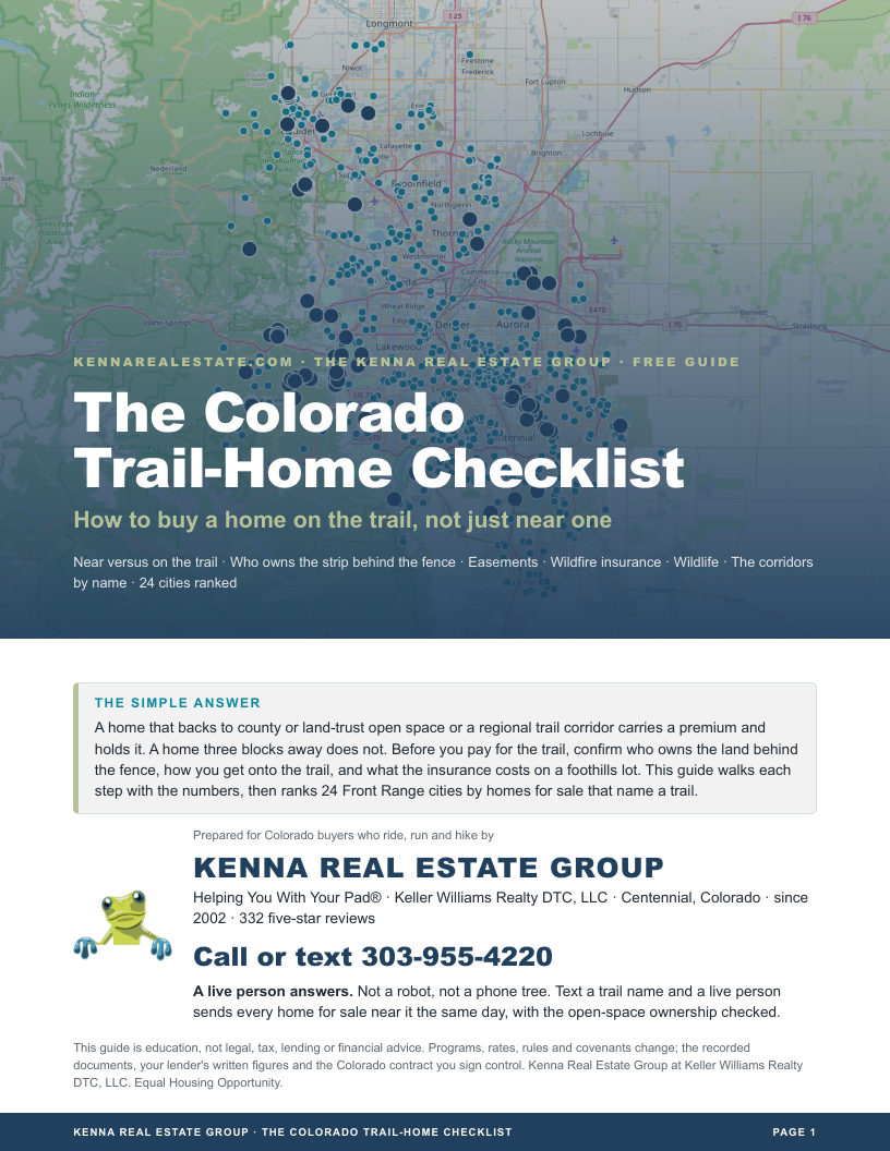 Cover of The Colorado Trail-Home Checklist
